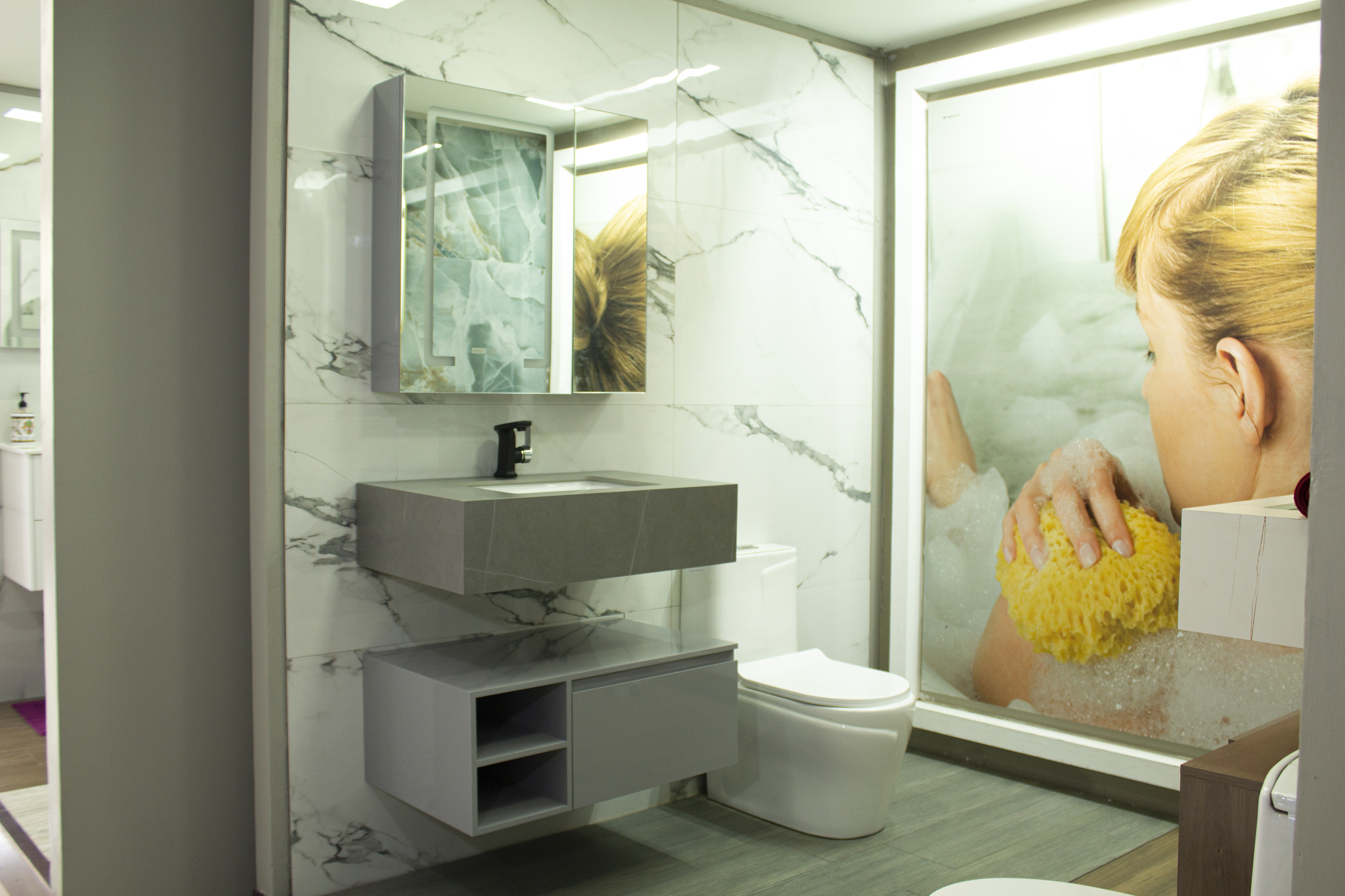 Mueble baño PRAGA GRIS